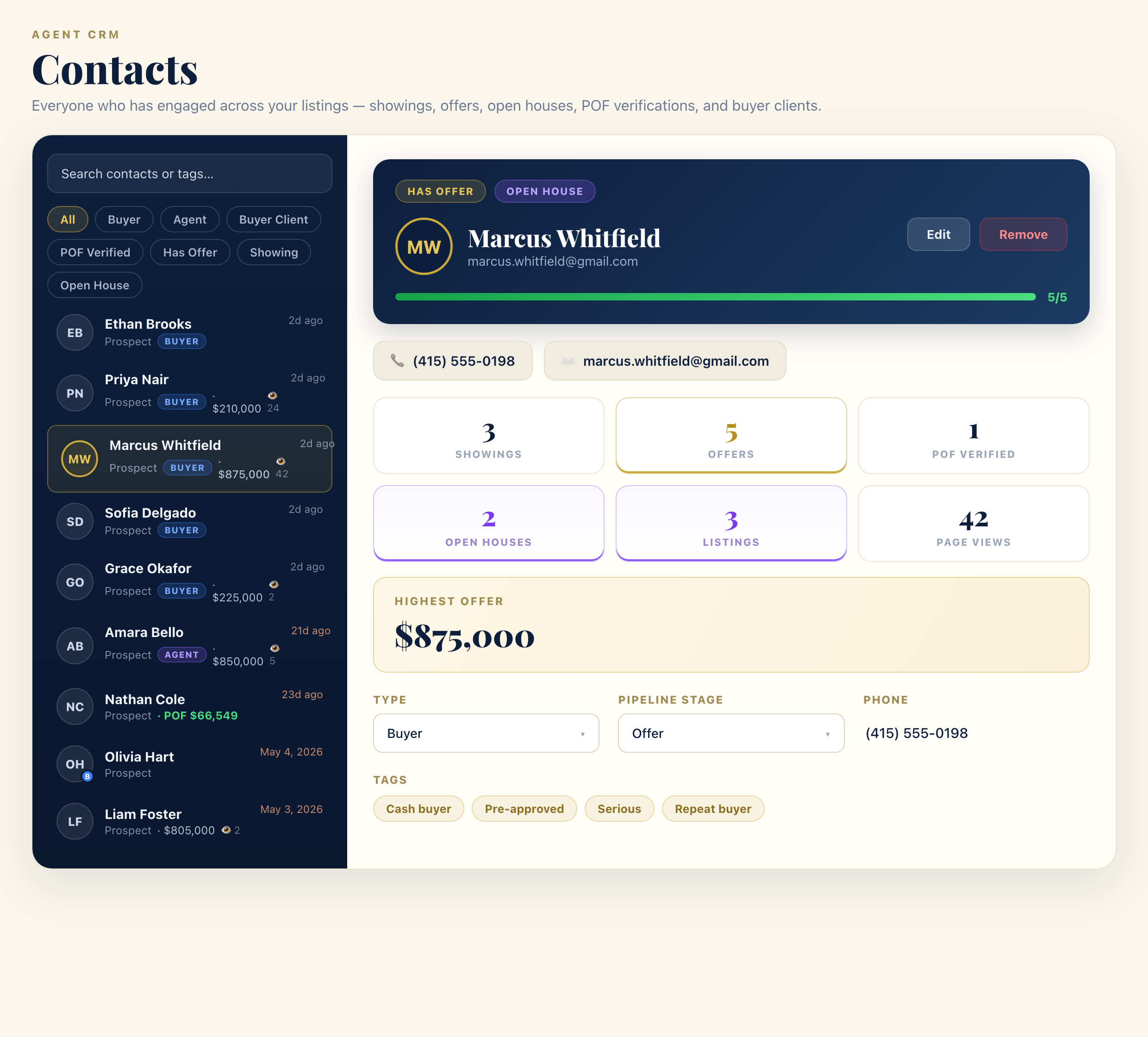 Automatic CRM